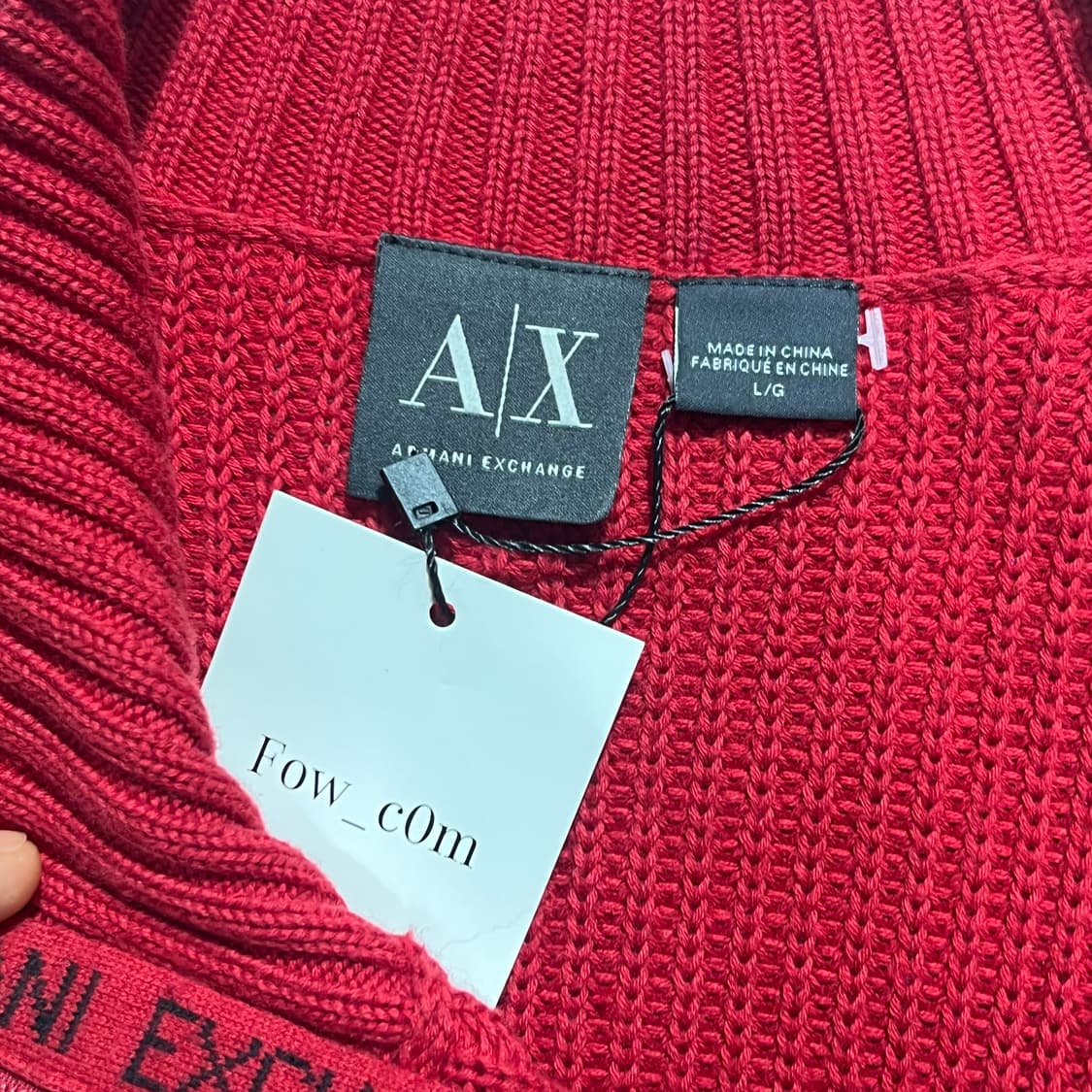 Armani Exchange Knit Zip Up 상품이미지4