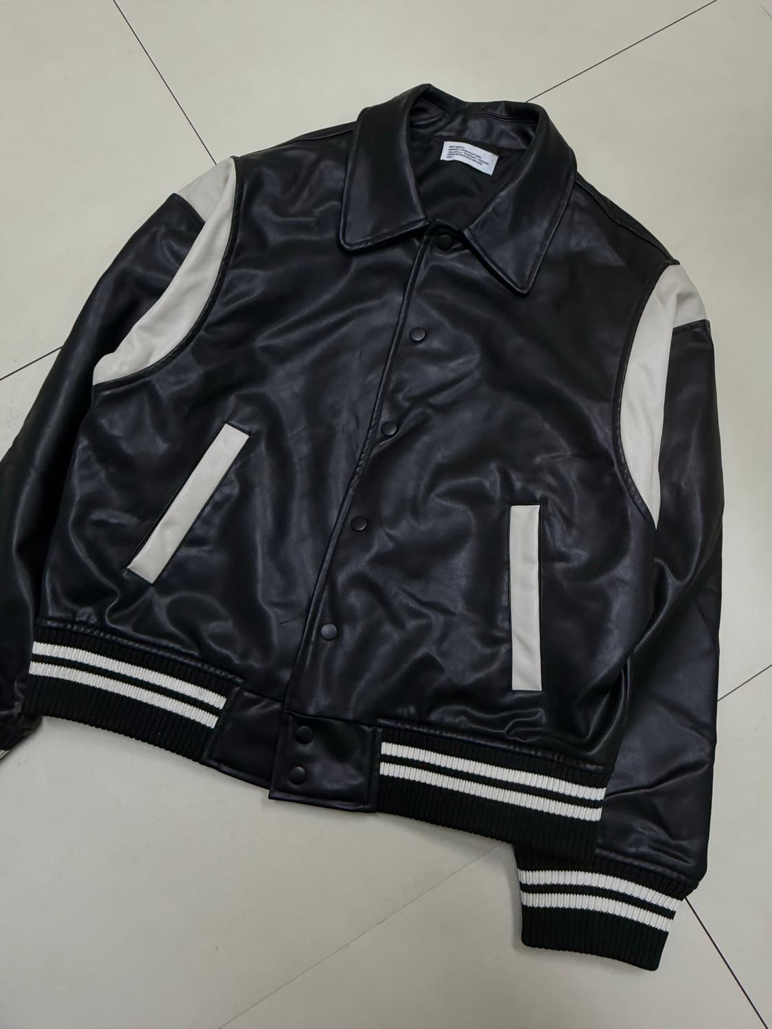 파르티멘토 레더 바시티 스타디움 자켓 상품이미지2