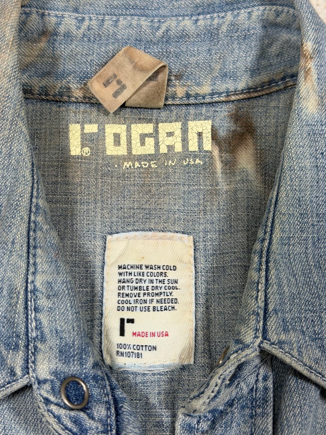 [M] Rogan 로건 데님 셔츠 상품이미지6