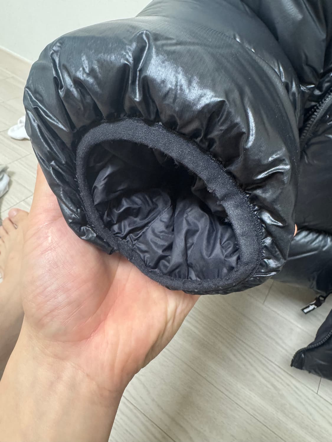 슈프림 페더웨이트 다운 퍼퍼자켓 블랙 l사이즈 상품이미지9