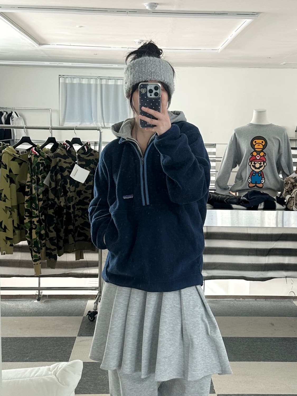 파타고니아 00s 네이비 신칠라 마수피얼 플리스  상품이미지2