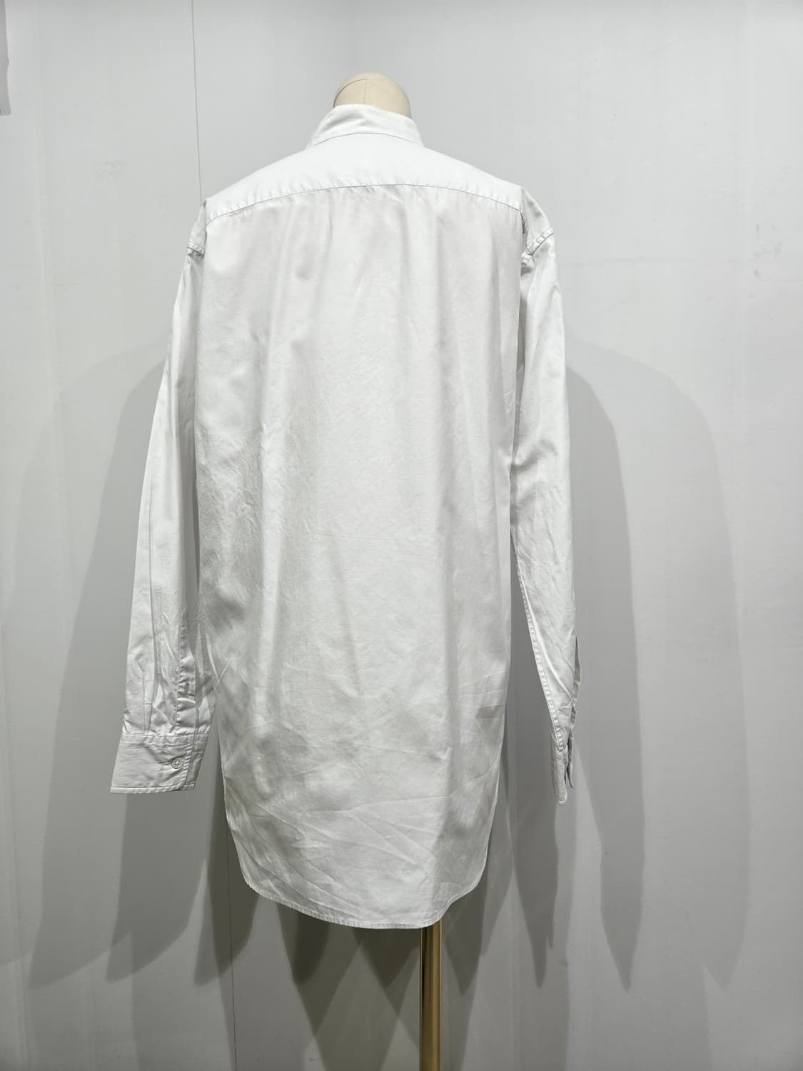 오라리 화이트 차이나카라 밴드카라 셔츠 상품이미지2