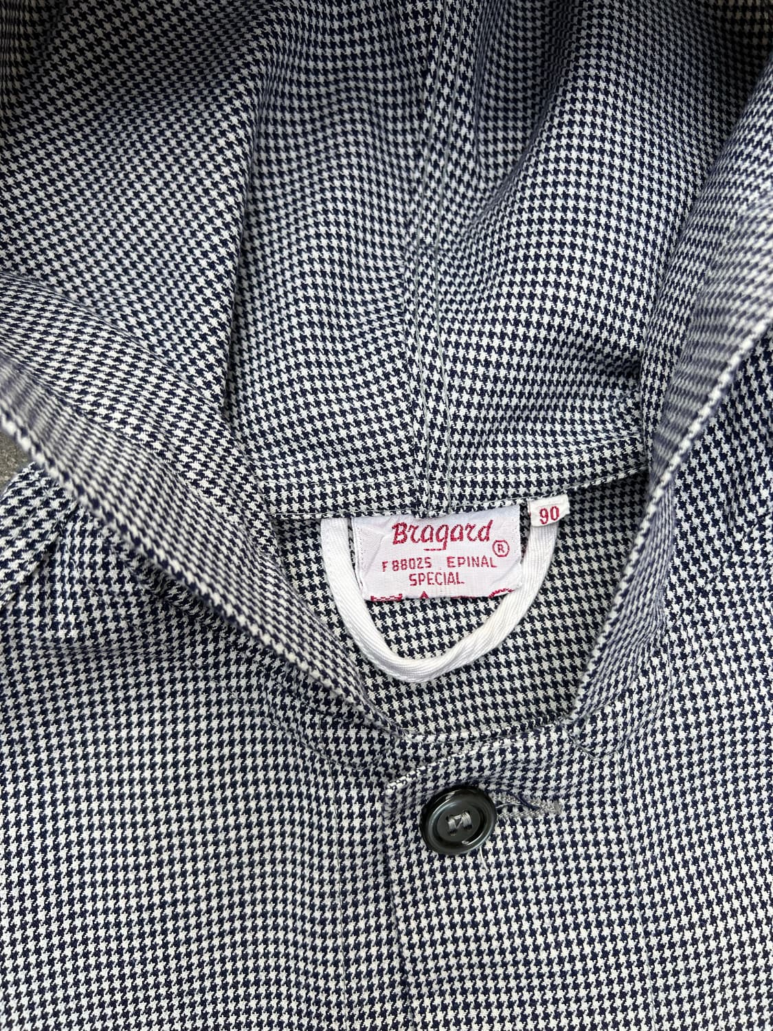 1950s Ets.BRAGARD FRENCH CHECK 프렌치워크자켓 상품이미지3
