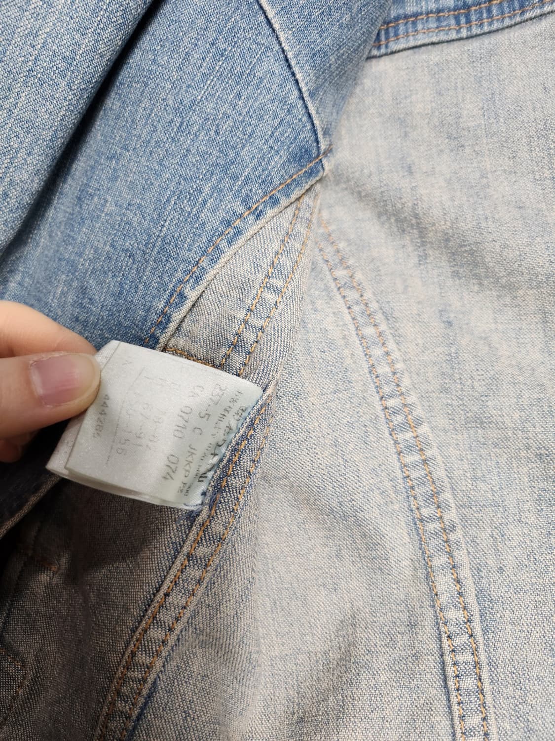 마이클 코어스 빈티지 데님 자켓 상품이미지3