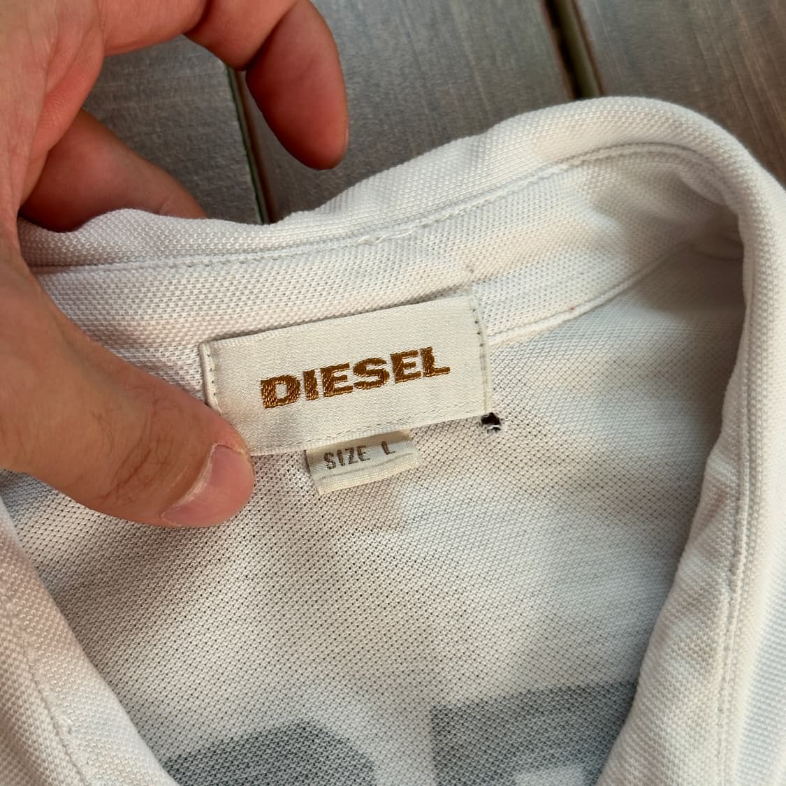 Diesel collar 1/2 tee 상품이미지7