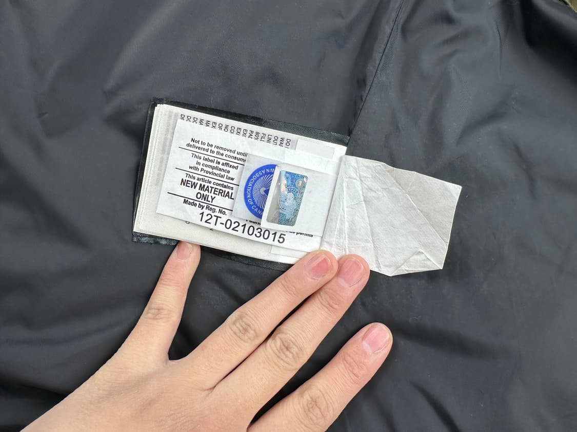 캐나다구스 조끼패딩 일본수입판 상품이미지10