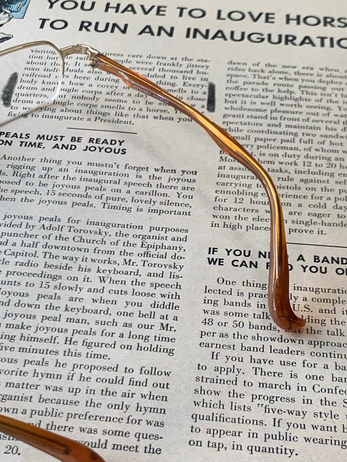 [픽키-599] 골드 메탈 하프림 안경테 브라운팁 안경 상품이미지6