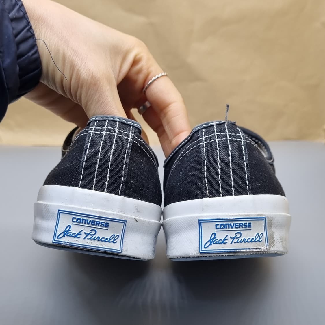 컨버스 잭퍼셀 블랙 스니커즈250 상품이미지4