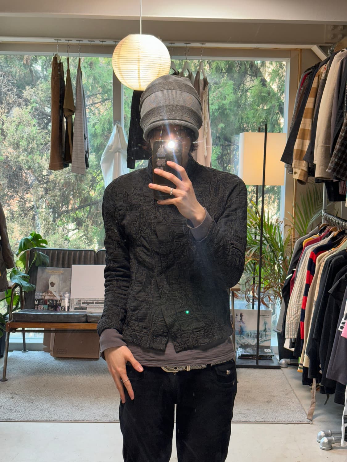 Ca4la 스트라이프 실크 비니 상품이미지5