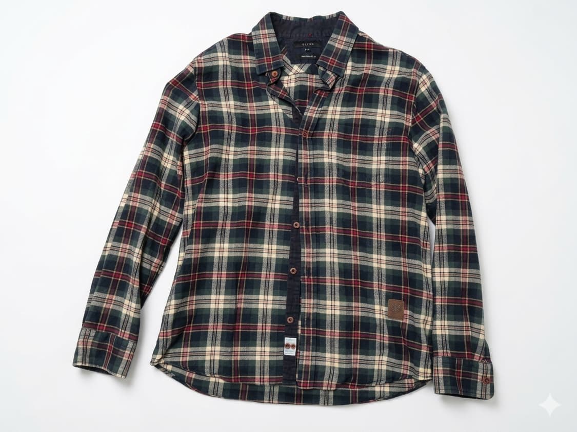 올젠 체크셔츠 상품이미지1