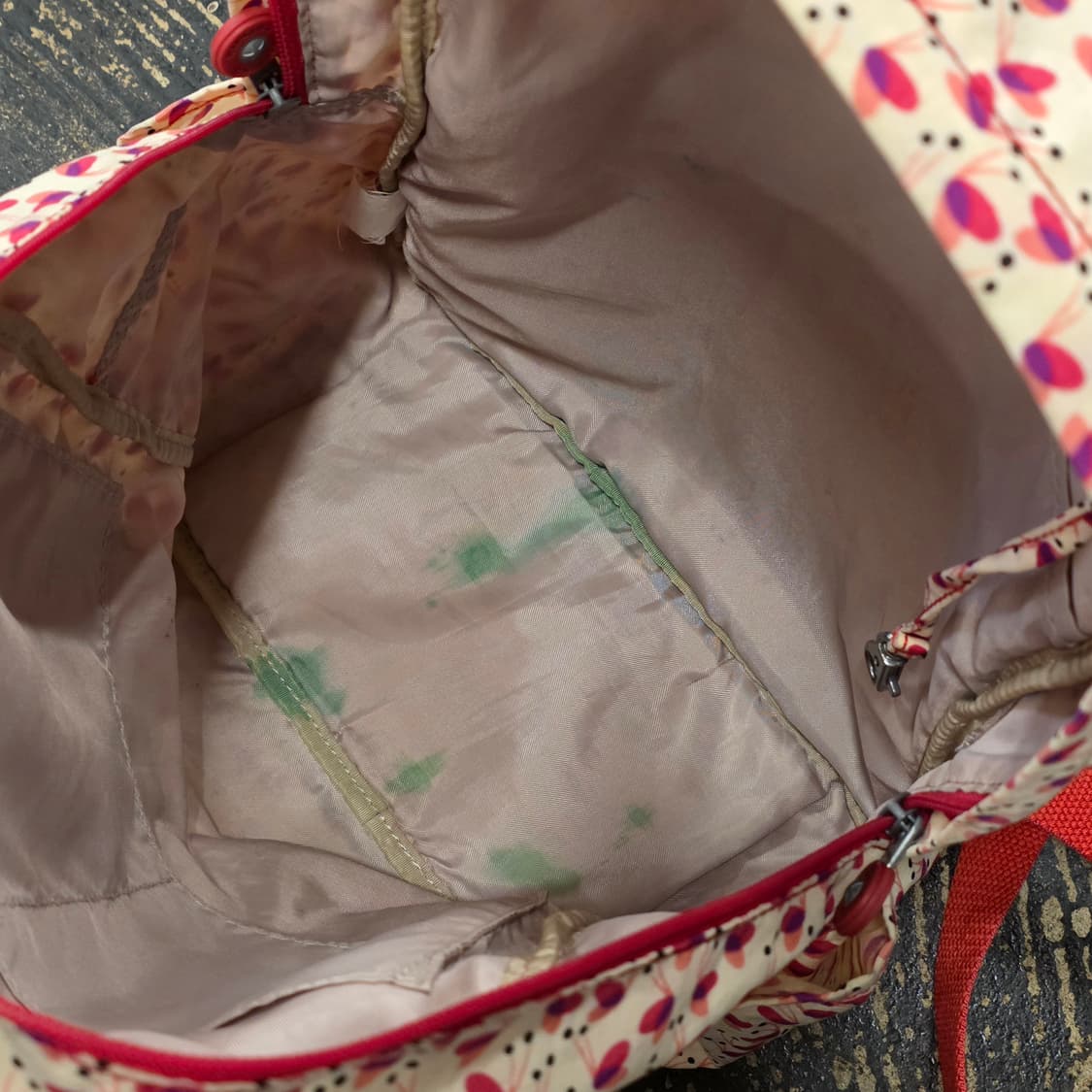 키플링 플라워 패턴 백팩 상품이미지10