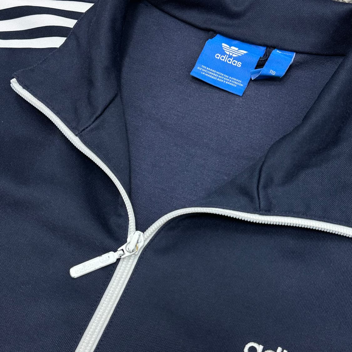 아디다스 구형 베켄바우어 네이비 빈티지 져지 110 상품이미지7