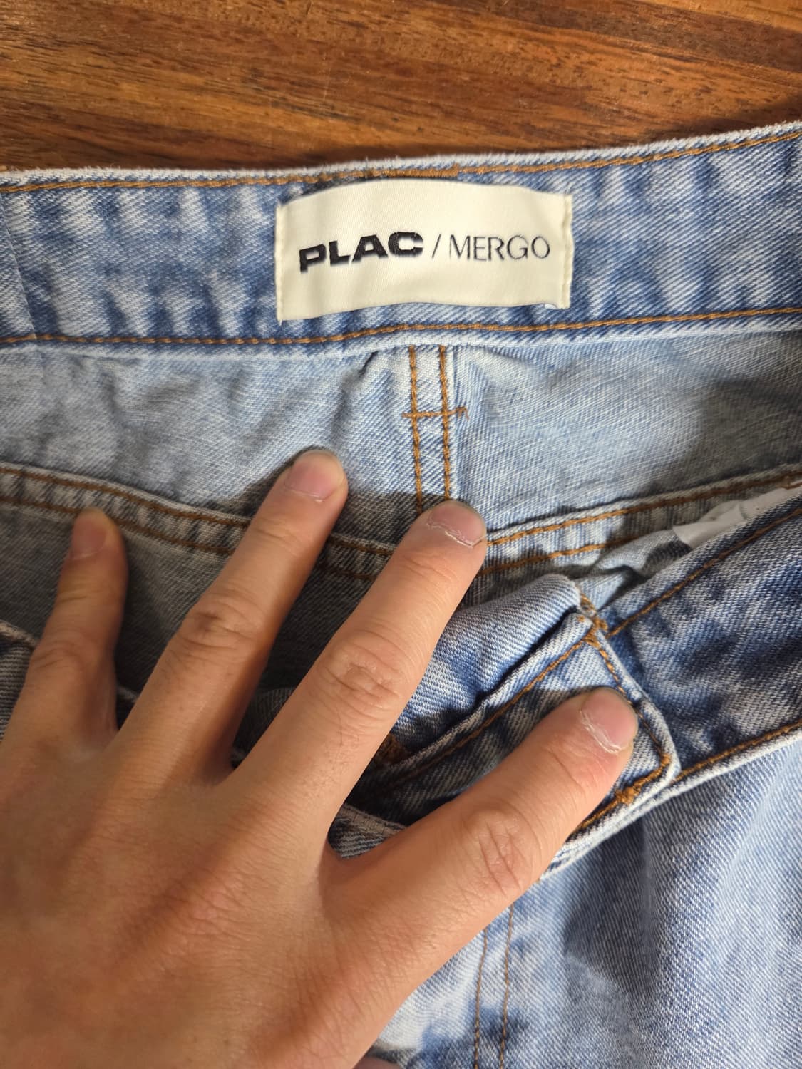 플랙 메르고 카펜터 버뮤다 데님반바지 m 대략 29 30  상품이미지5