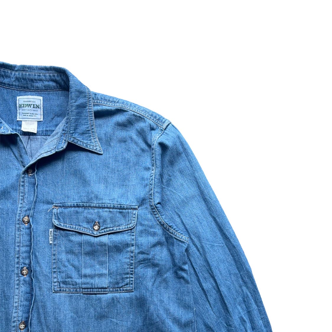 Edwin Japan Denim Work Shirt 상품이미지4