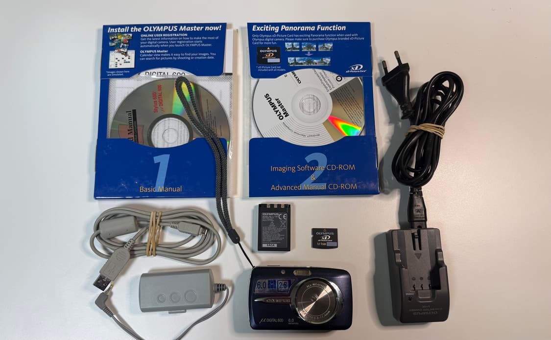 풀박스/상태최상/빈티지디카 올림푸스 뮤 600 상품이미지3