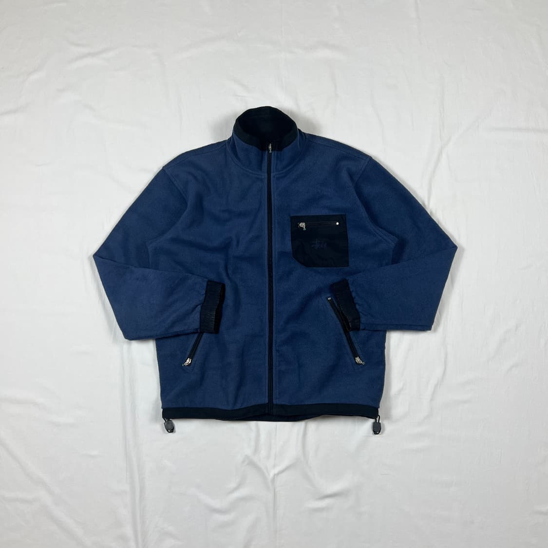 90‘s 스투시 stussy 로고 플리스 집업 자켓 상품이미지1