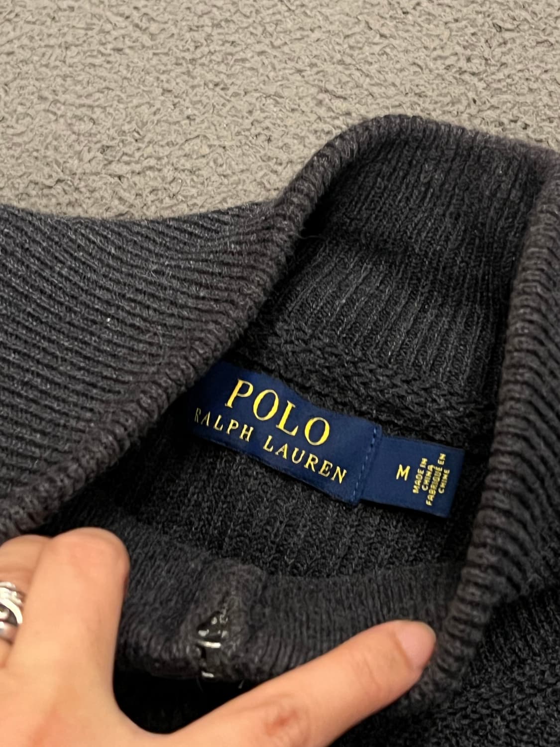 폴로 랄프로렌 니트 집업 처분  상품이미지3