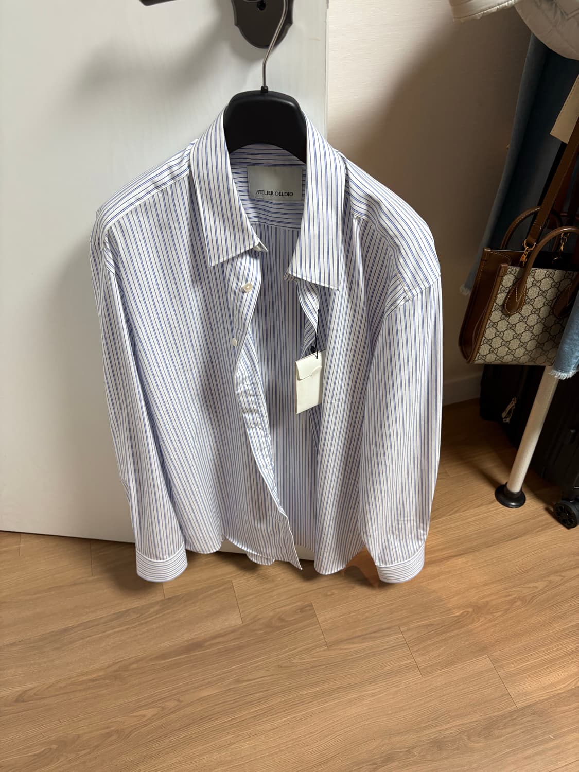 아틀리에델디오  ORGANIC COTTON STRIPE 셔츠 M 상품이미지4
