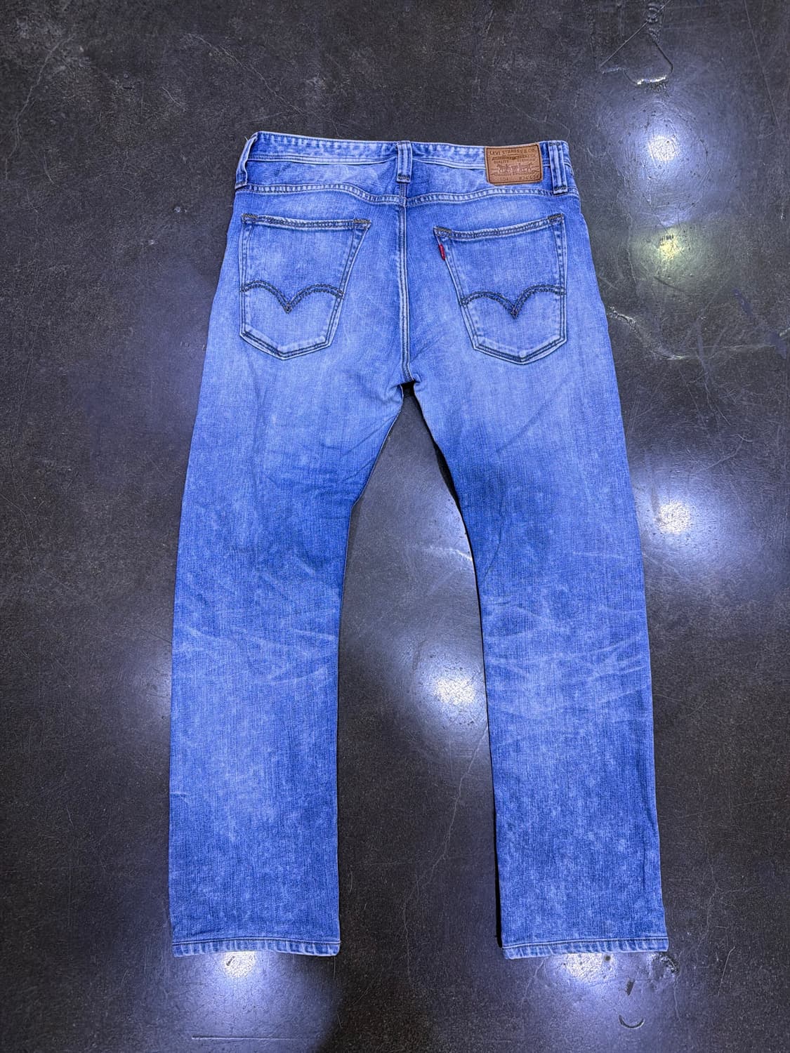 리바이스 504 스트레이트핏 빈티지 타이 워싱 데님팬츠 34 상품이미지2