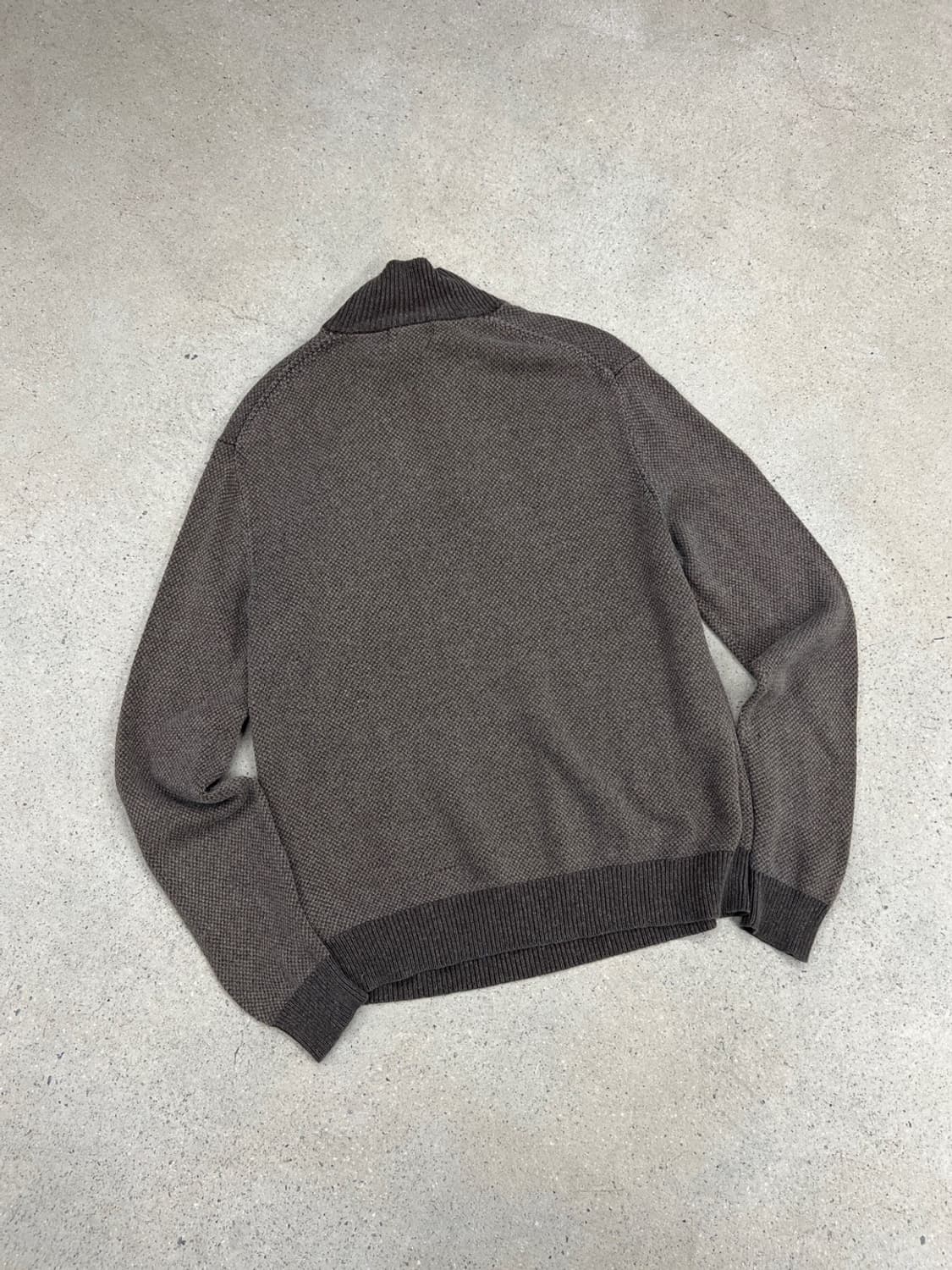 폴로 랄프로렌 배색 실크 카라 니트 상품이미지3