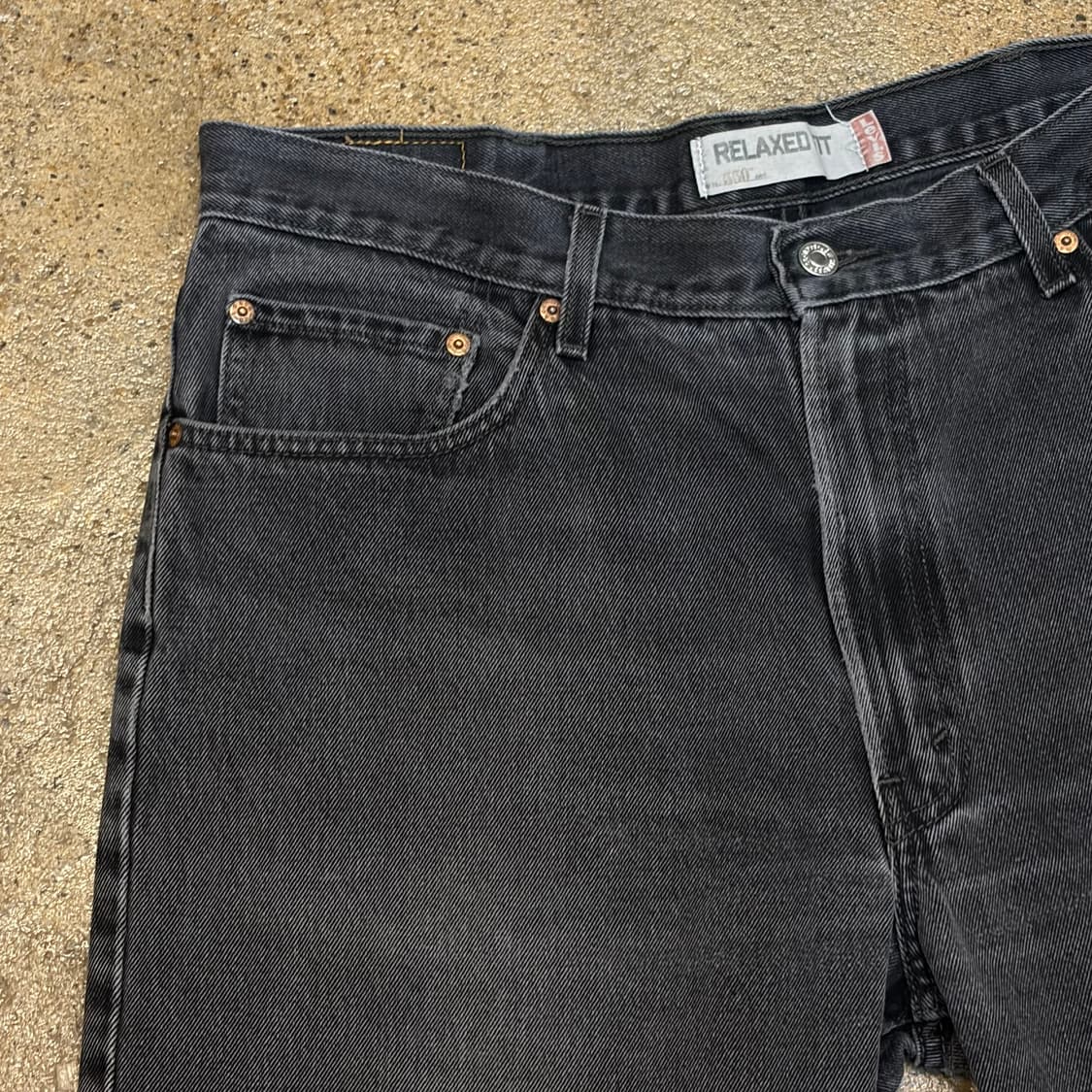 00s 미국 빈티지 리바이스 550 블랙진 청바지 상품이미지3