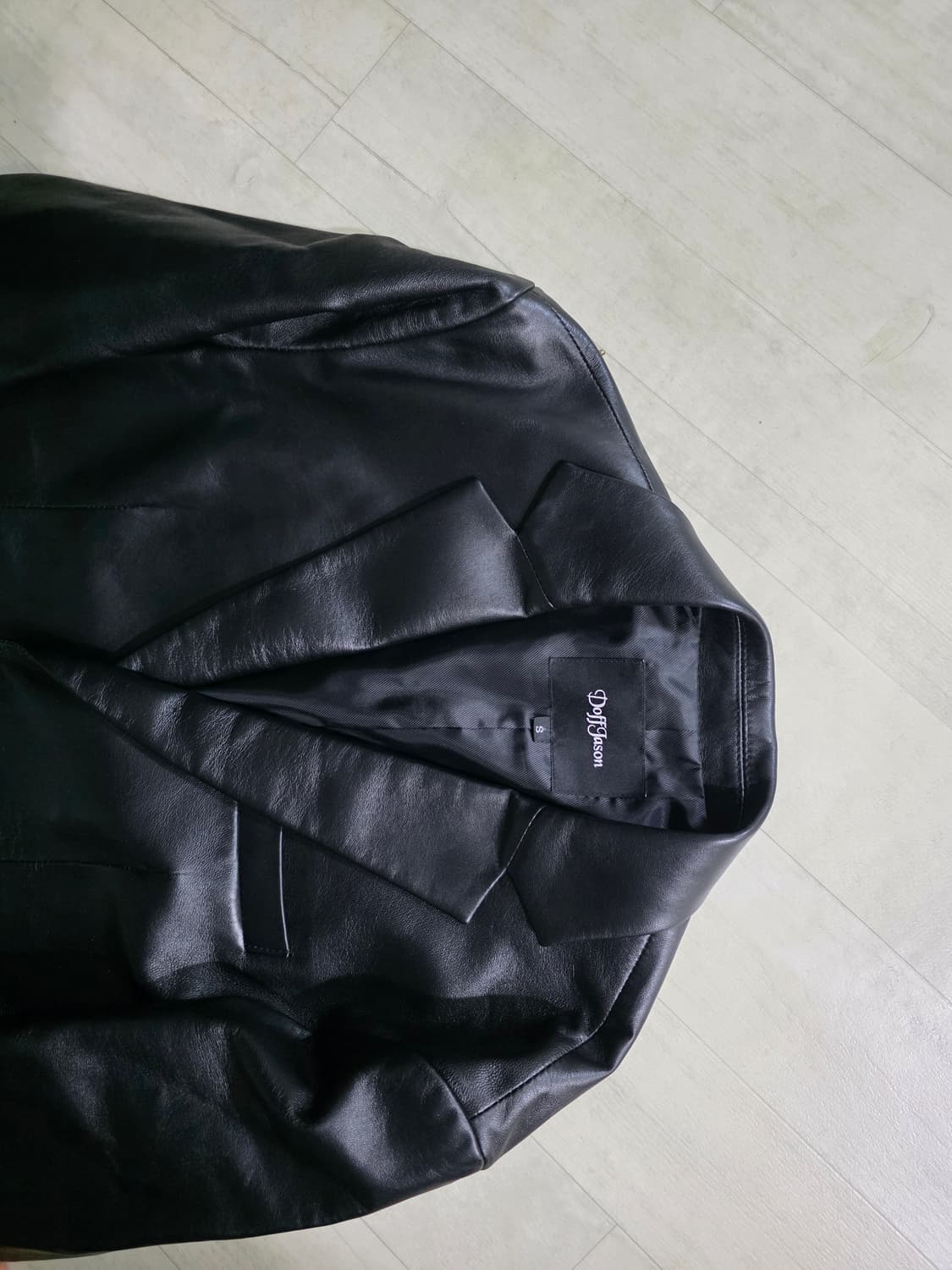 도프제이슨 오버핏 램스킨 블레이저 S 상품이미지4