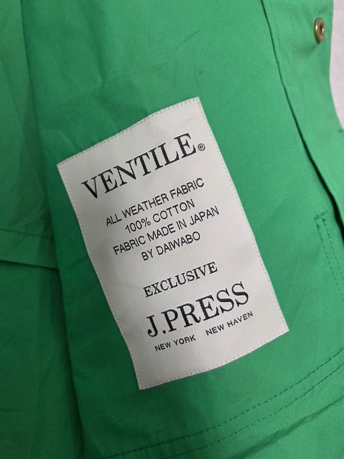제이프레스 오리지널스(J.PRESS ORIGINALS) 벤틸 코튼 자켓 상품이미지6