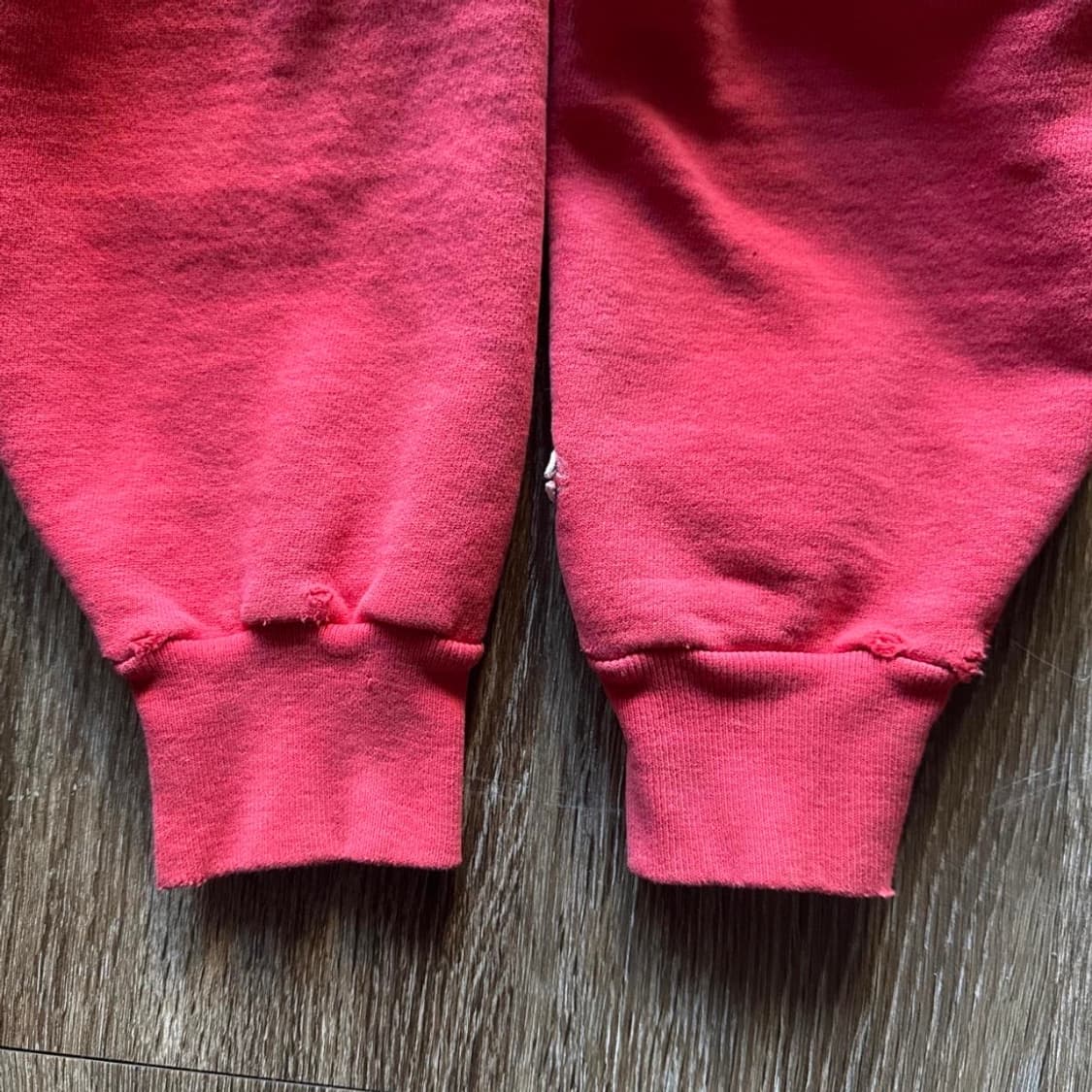 [L] 80s USA 챔피온 리버스위브 후드 썬페이드 레드 상품이미지4