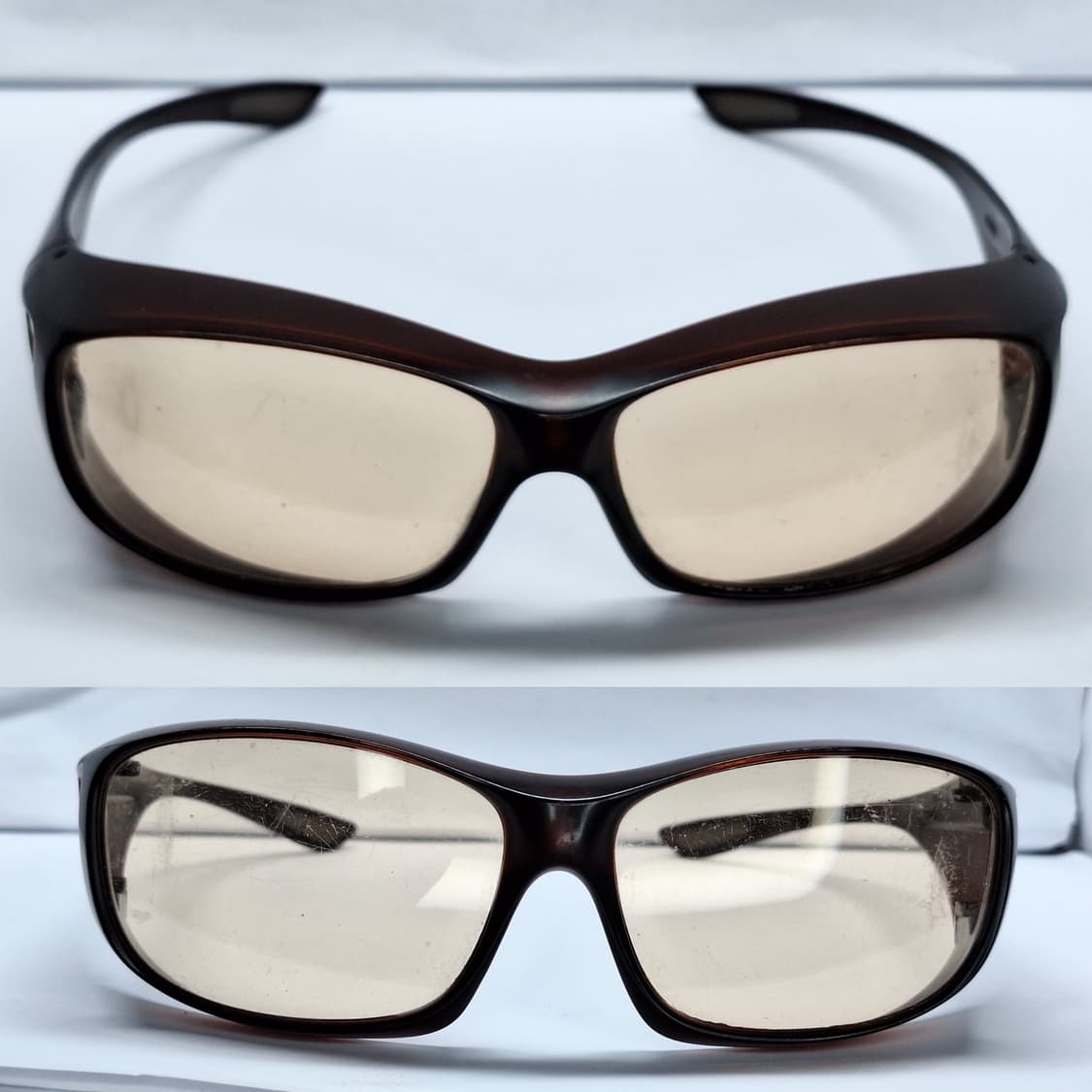 일본 빈티지 고글형 브라운 앰버 선글라스 토카이 레트로 유니트 고프코어  상품이미지7