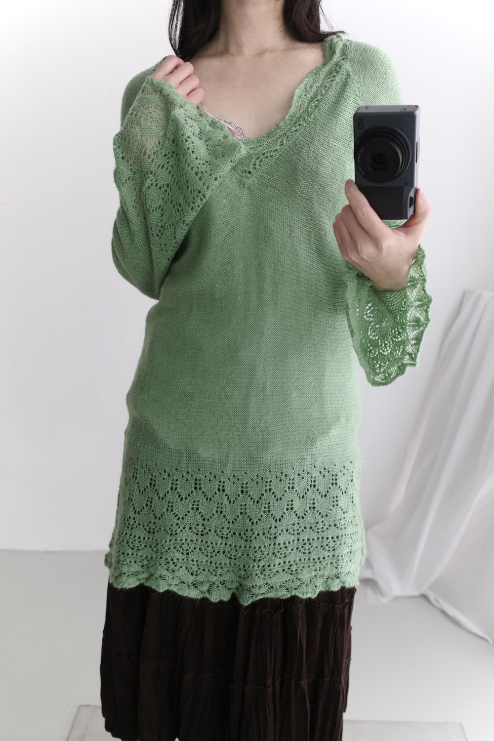 crochet long knit 상품이미지5