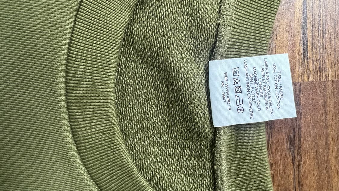 APC US 그래픽 맨투맨 상품이미지5