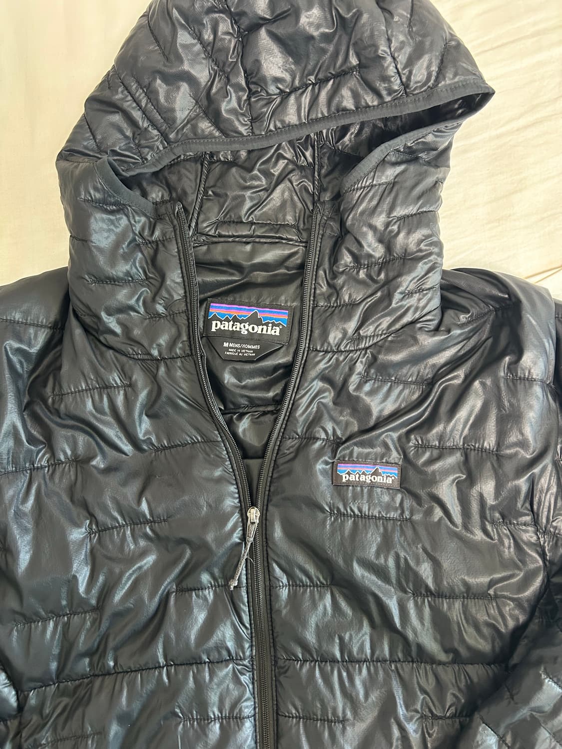 파타고니아 마이크로 퍼프 후디 블랙 남성 M 상품이미지5