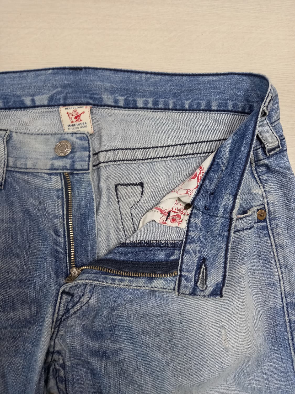 35-36 트루릴리젼 USA 워싱 일자진 커스텀 36-443 상품이미지5