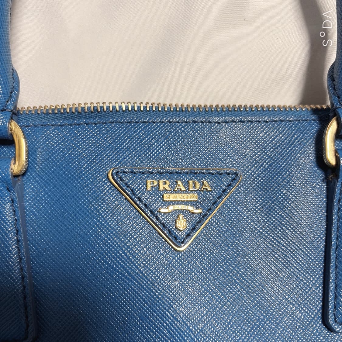 프라다 사피아노 블루 토트백 상품이미지8