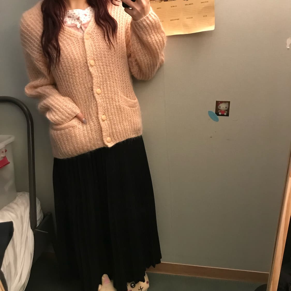 코디 SET JPN Vintage 모리걸 라떼갸루 하구미 로걀 상품이미지3