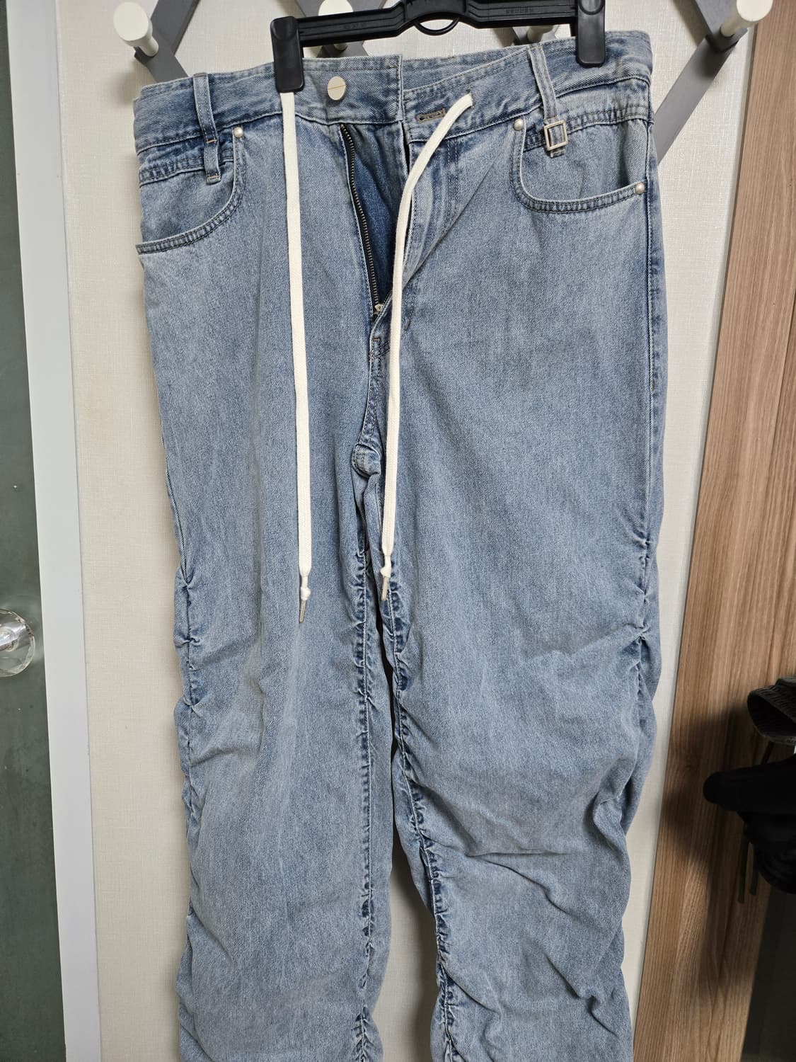 우영미 연청 셔링 팬츠 상품이미지1