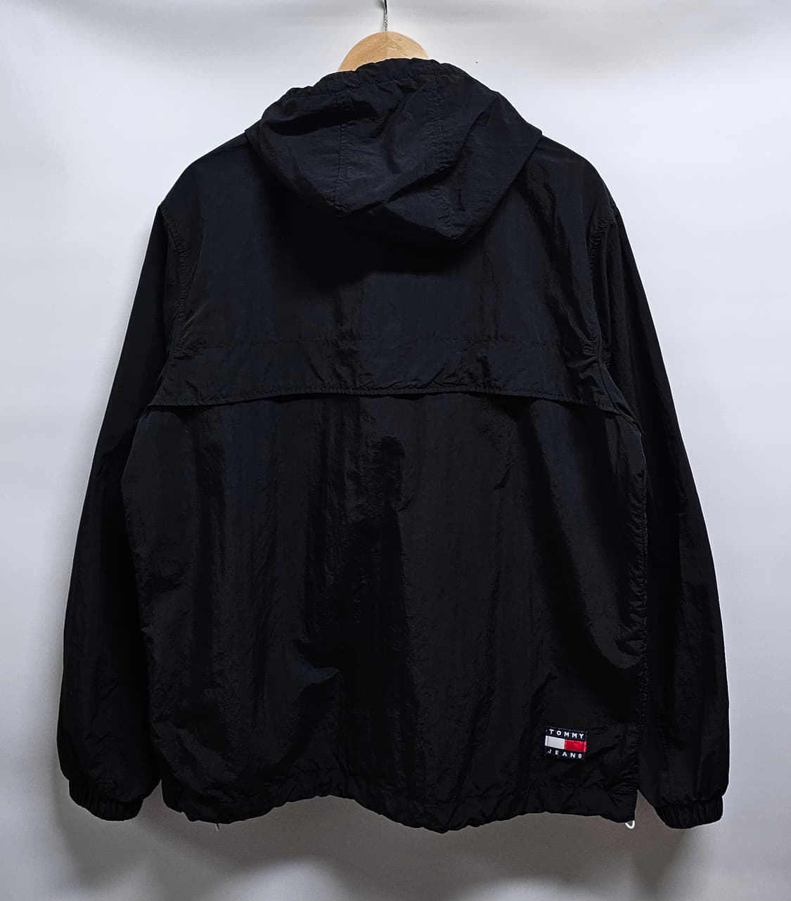타미진스 블랙 후드 바람막이 점퍼 L (XL가능) 상품이미지2