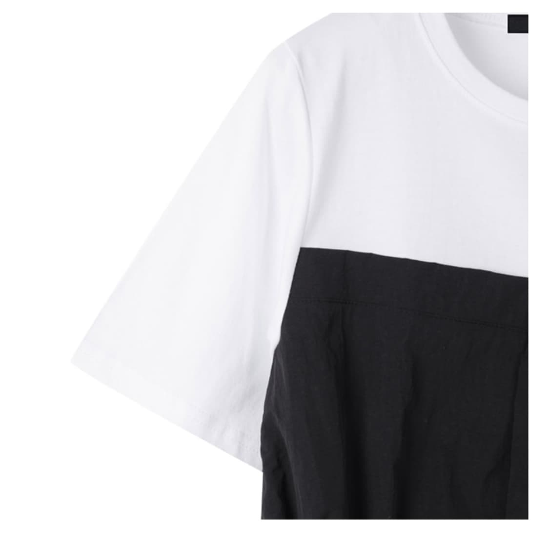 bnx 배색 스트링 반팔티셔츠 상품이미지5