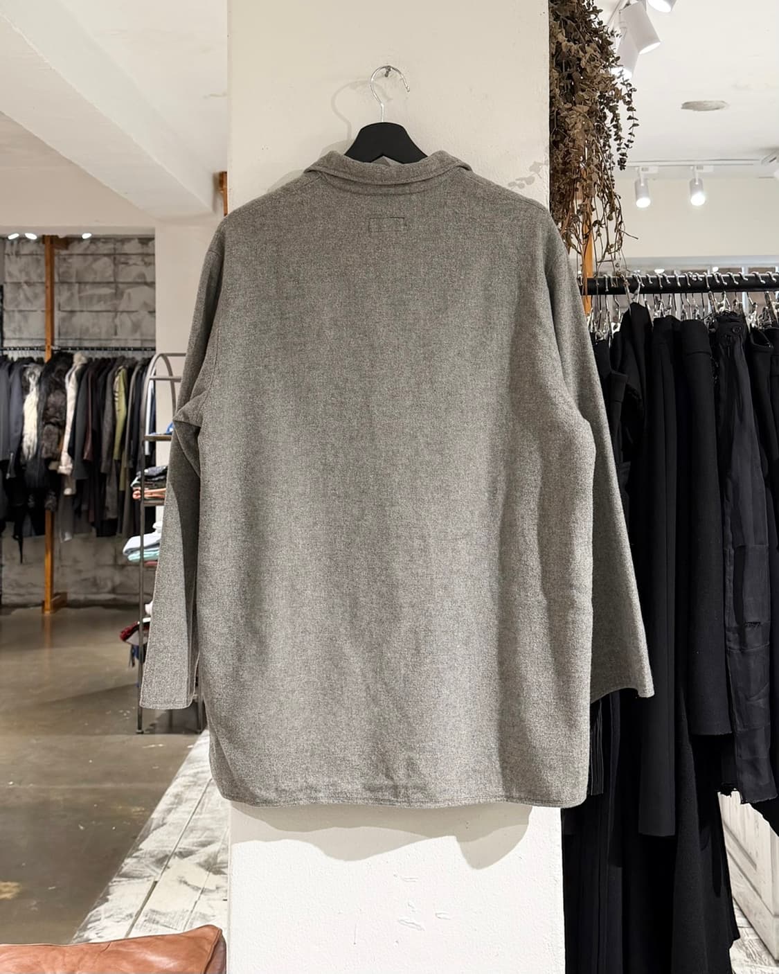 45rpm 그레이 울 블렌드 카라 롱슬리브 탑 상품이미지7