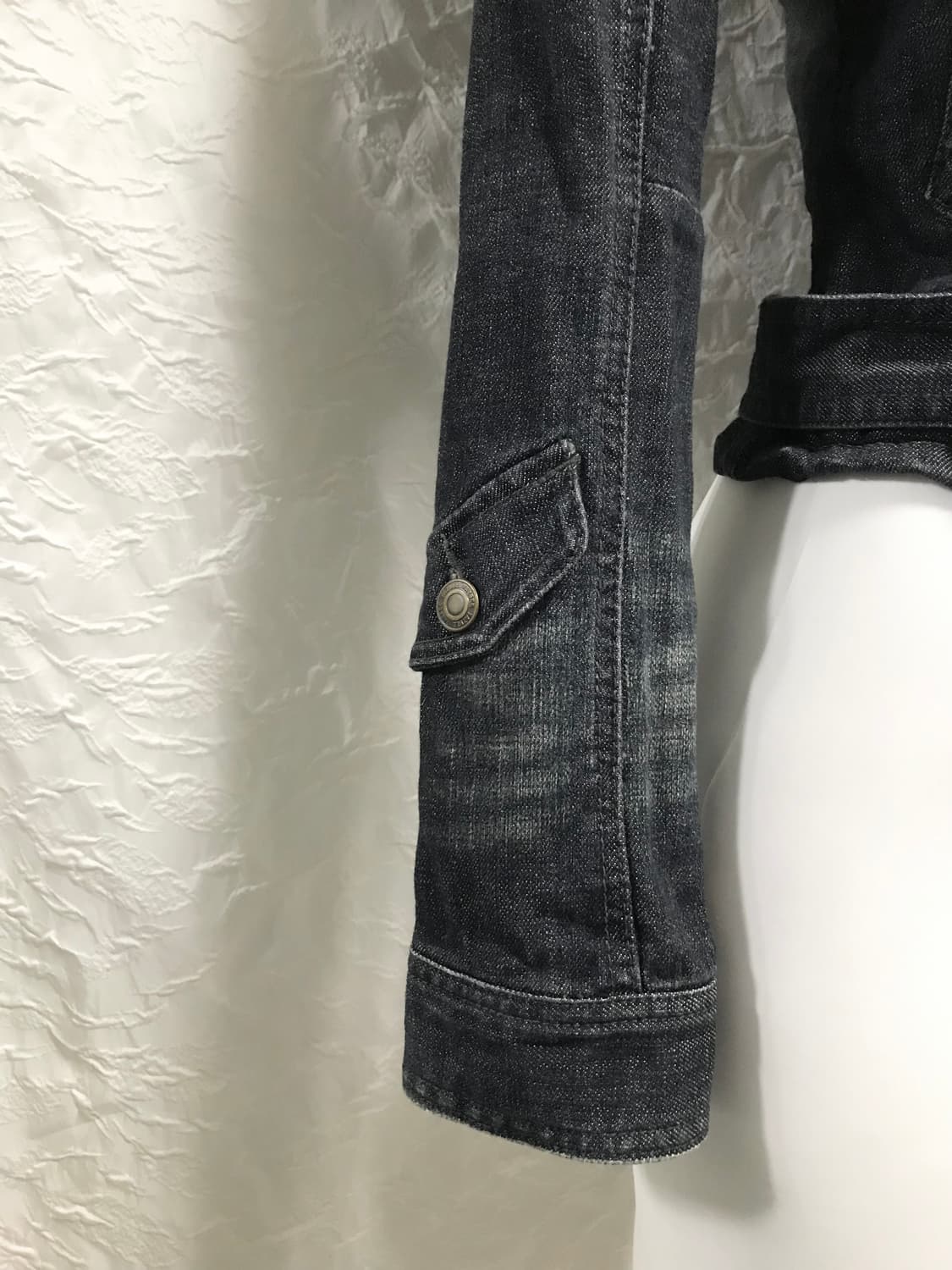 빈티지 00s y2k 카고 포켓 바이커 데님 자켓 상품이미지7