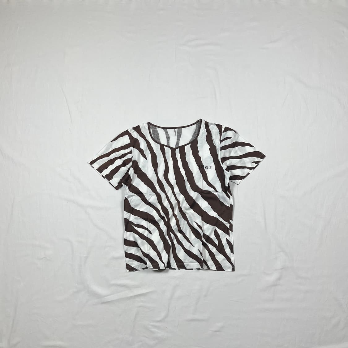 크리스찬디올 christian dior 지브라 패턴 반팔티 상품이미지1