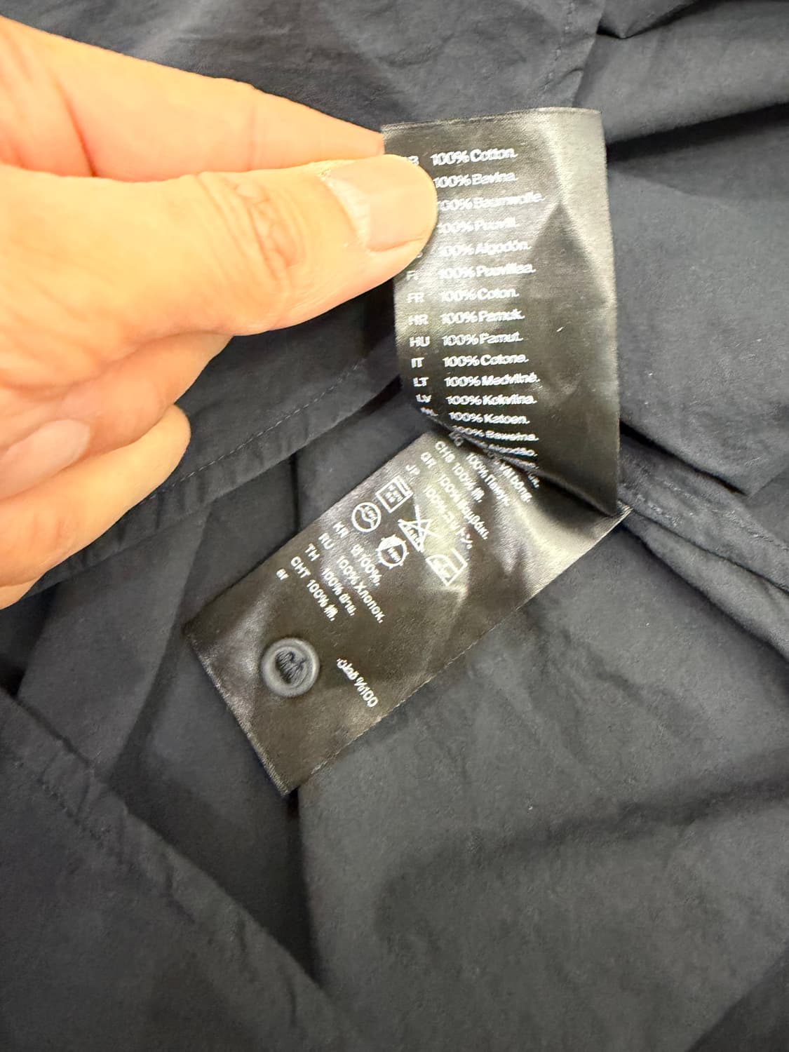 정품) COS 코스 블랙 긴팔 블라우스 34 상품이미지8