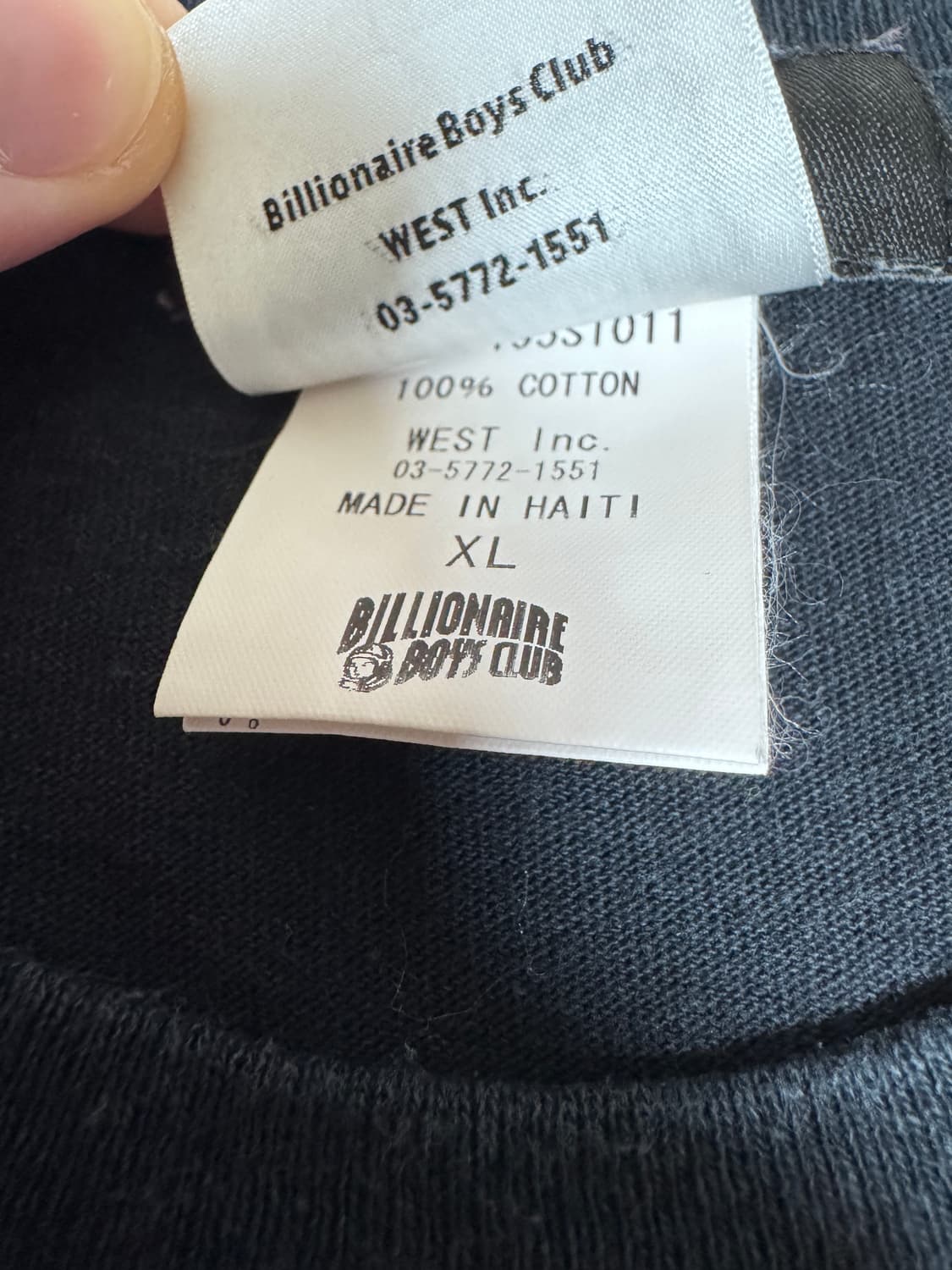 빈티지 WIND AND SEA x 빌리네어보이즈클럽 티셔츠 XL 상품이미지4