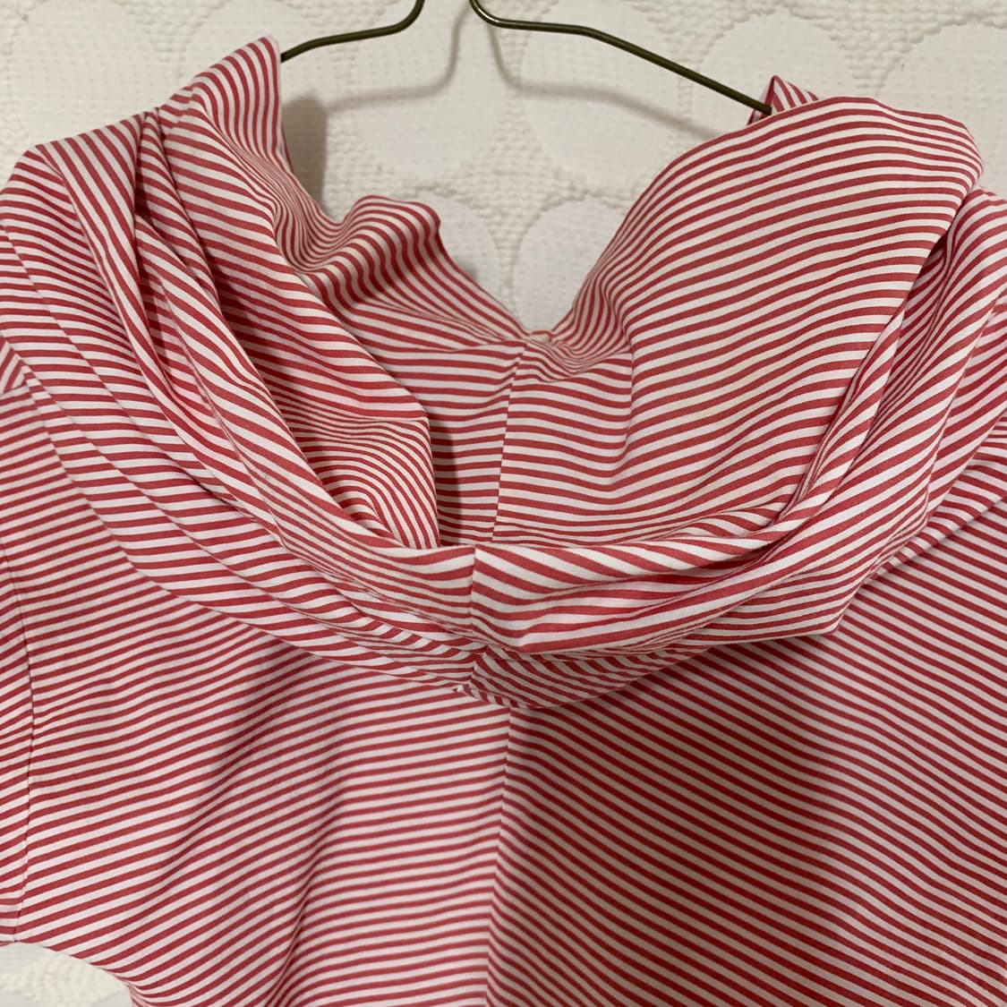 비비안 웨스트우드 레드 스트라이프 후드 반팔 셔츠 상품이미지8