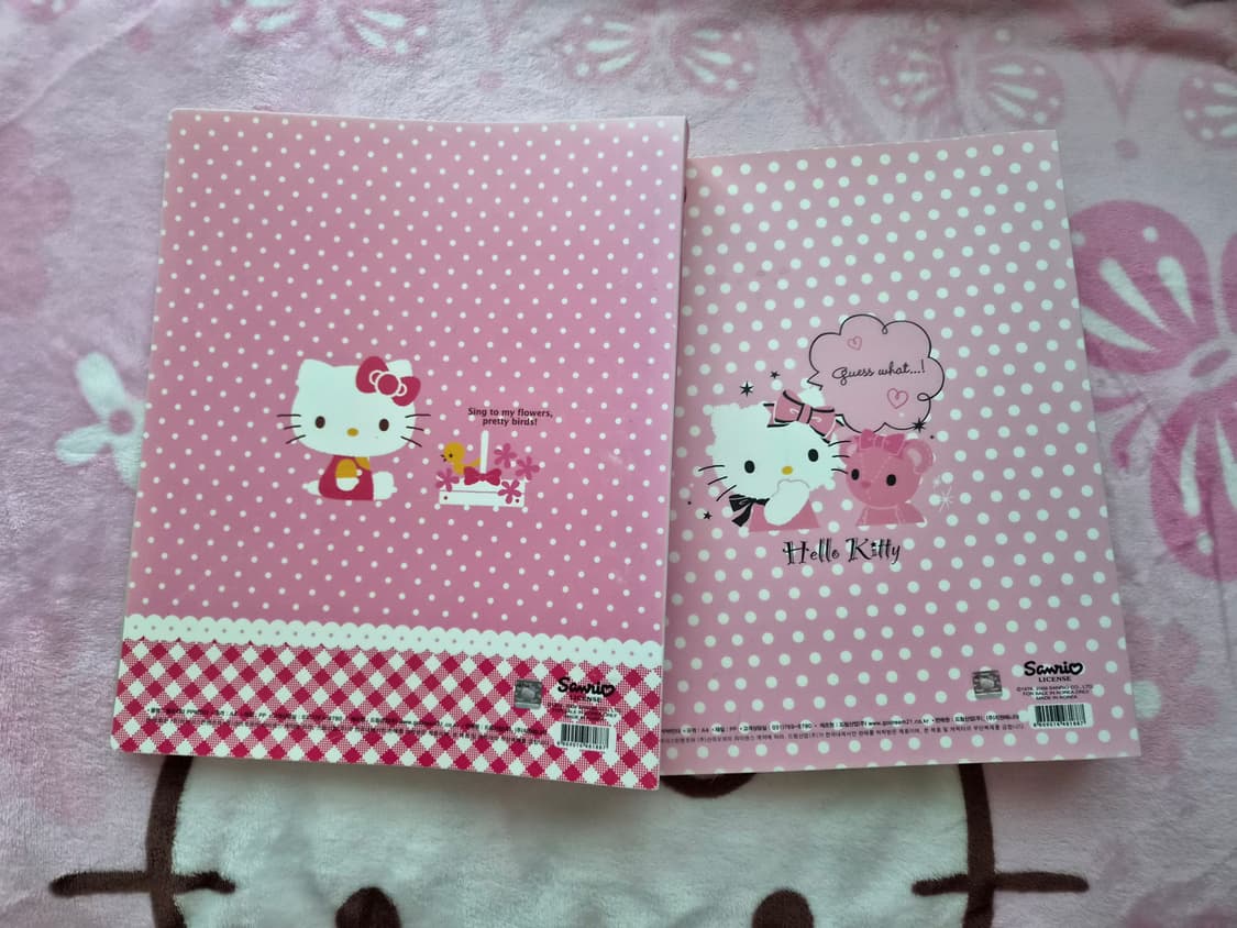 헬로키티 고전키티 A4 링바인더 홀더 상품이미지3