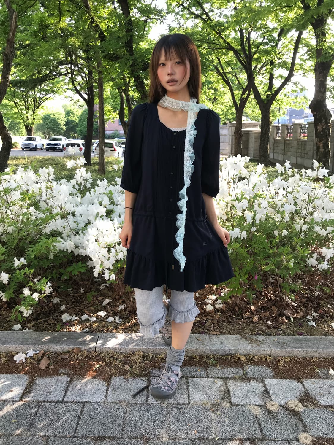 Burberry frill dress 상품이미지4