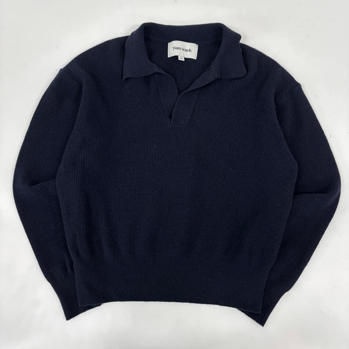 Tony wack 토니 웩 울 캐시미어 카라 니트  상품이미지1
