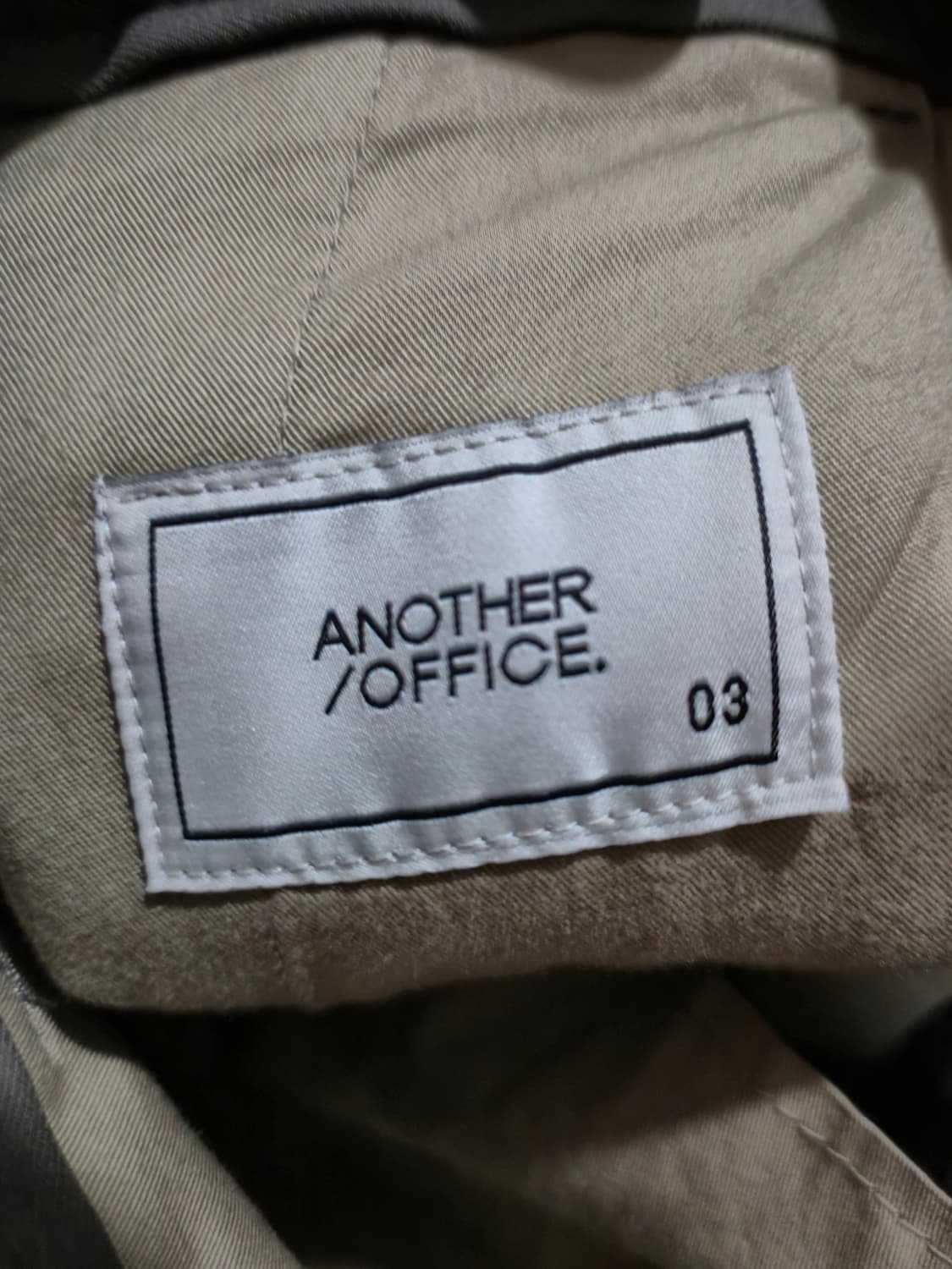 어나더오피스 24FW 산티아고 슬랙스 (Mink) 상품이미지8