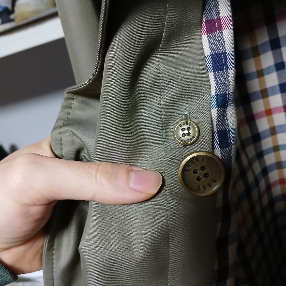 DAKS 닥스 봄 가을 트렌치코트 고급지고 상태좋음 봄 가을 자켓 상품이미지10