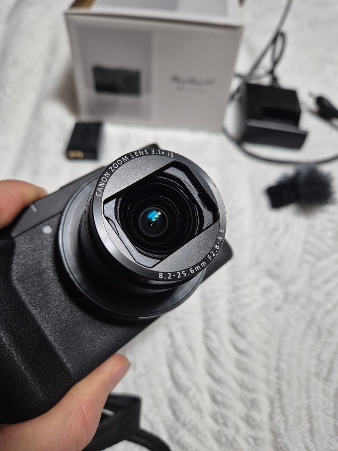 캐논 파워샷 V1 카메라 풀박스 추가 배터리 충전기 상품이미지8